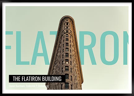 Plakat - Flatiron building