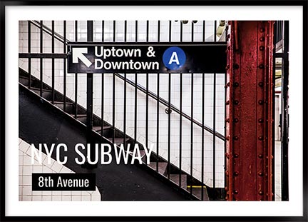 Plakat - NYC 8th Avenue