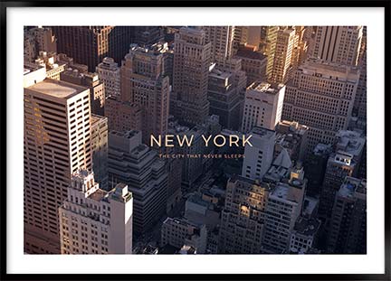 Plakat - New York sleep